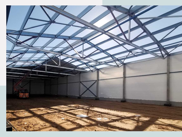 Строительство сенохранилищ в Сибае