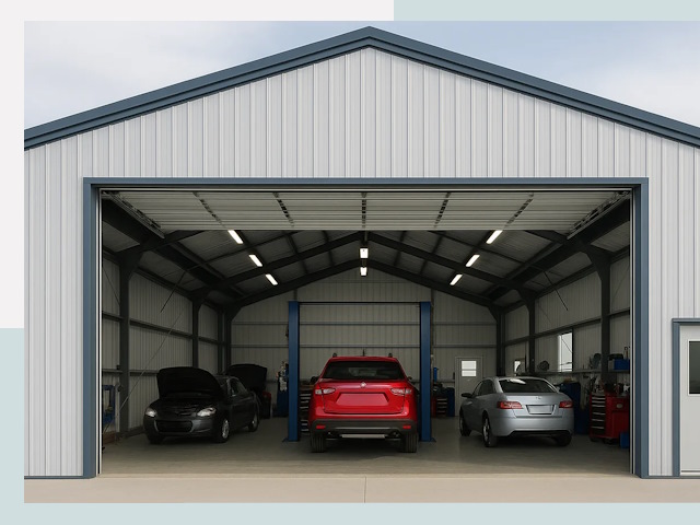 Ангары из сэндвич панелей от 617 руб. в Сибай