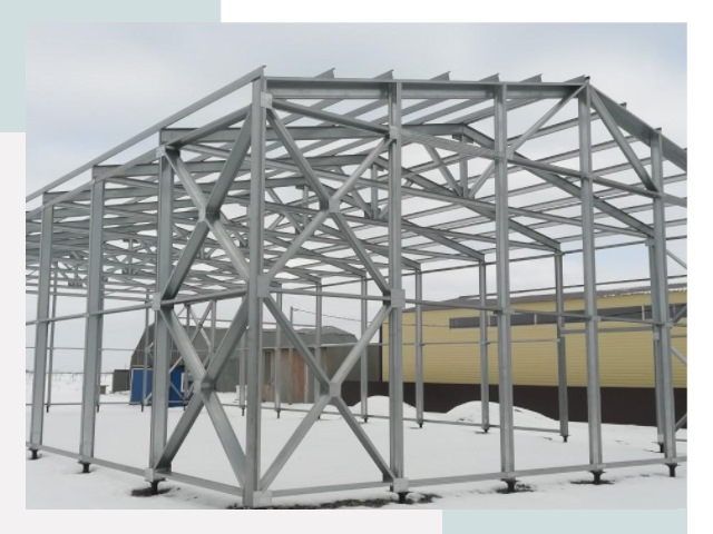 Каркасные ангары в Сибае