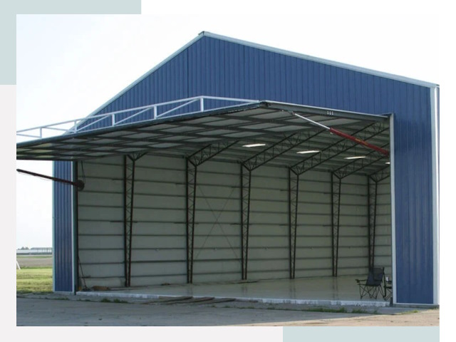 Прямо стенные ангары в Сибае