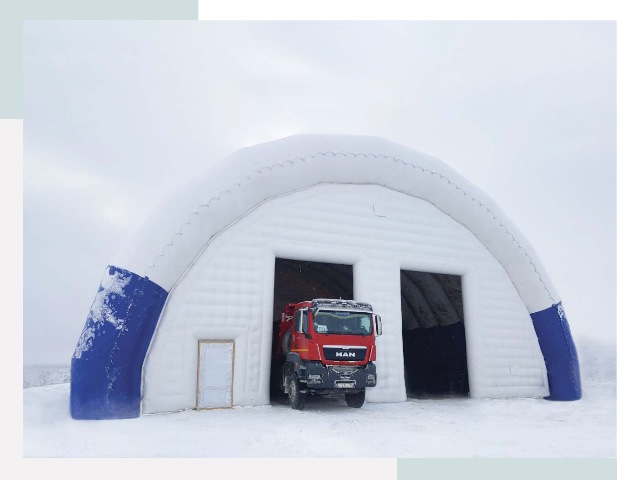 Мобильные ангары в Сибае