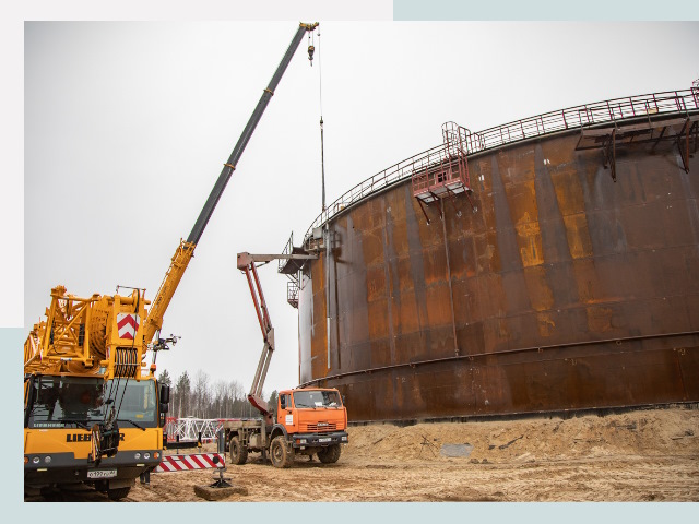 Монтаж резервуаров в Сибае от 617 руб. за м³