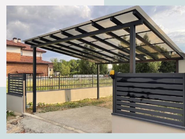 Металлические навесы в Сибай от 617 руб. за м²