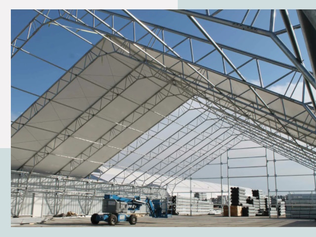 Каркасно-тентовые сооружения от СтальСтрой-Сба по цене 617 руб.