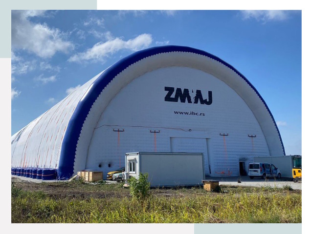 Брендирование ангаров в Сибае