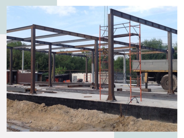 Фундамент для ангаров в Сибае