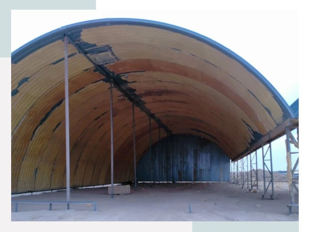 Реконструкция ангаров в Сибае