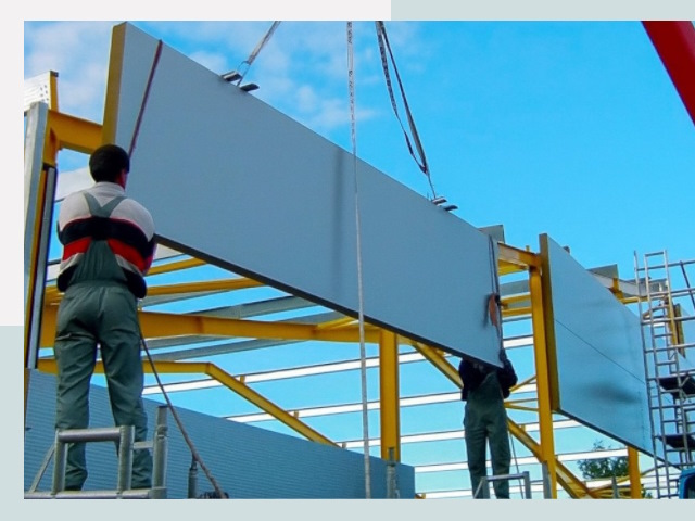 Монтаж сэндвич-панелей в Сибае от 617 руб.