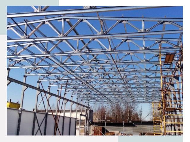 Металлокаркасы для складов в Сибае